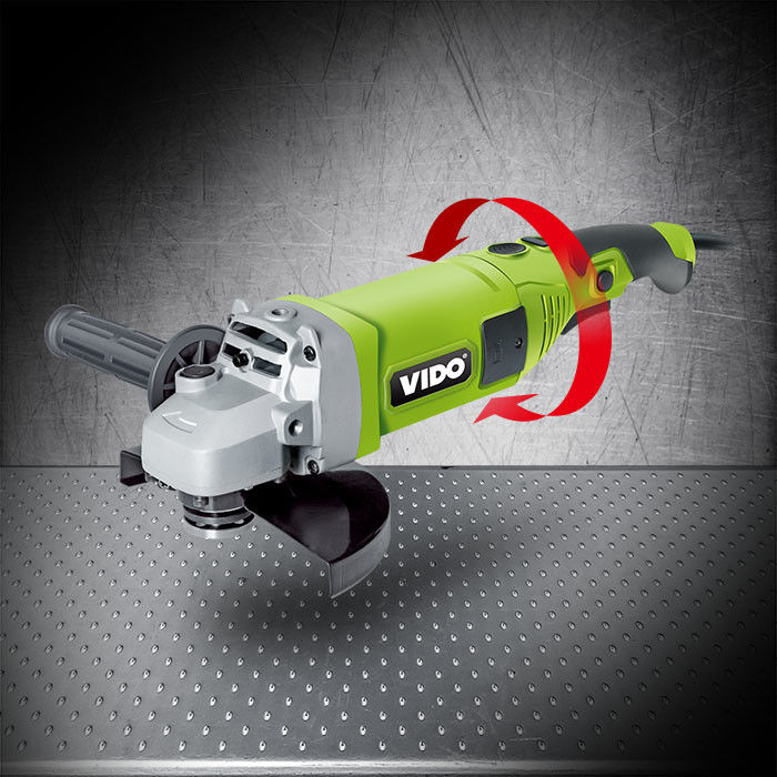 180mm 7'' 2000W Angle Grinder And Polisher，Rotating rear handle from 0 to 90°left and right